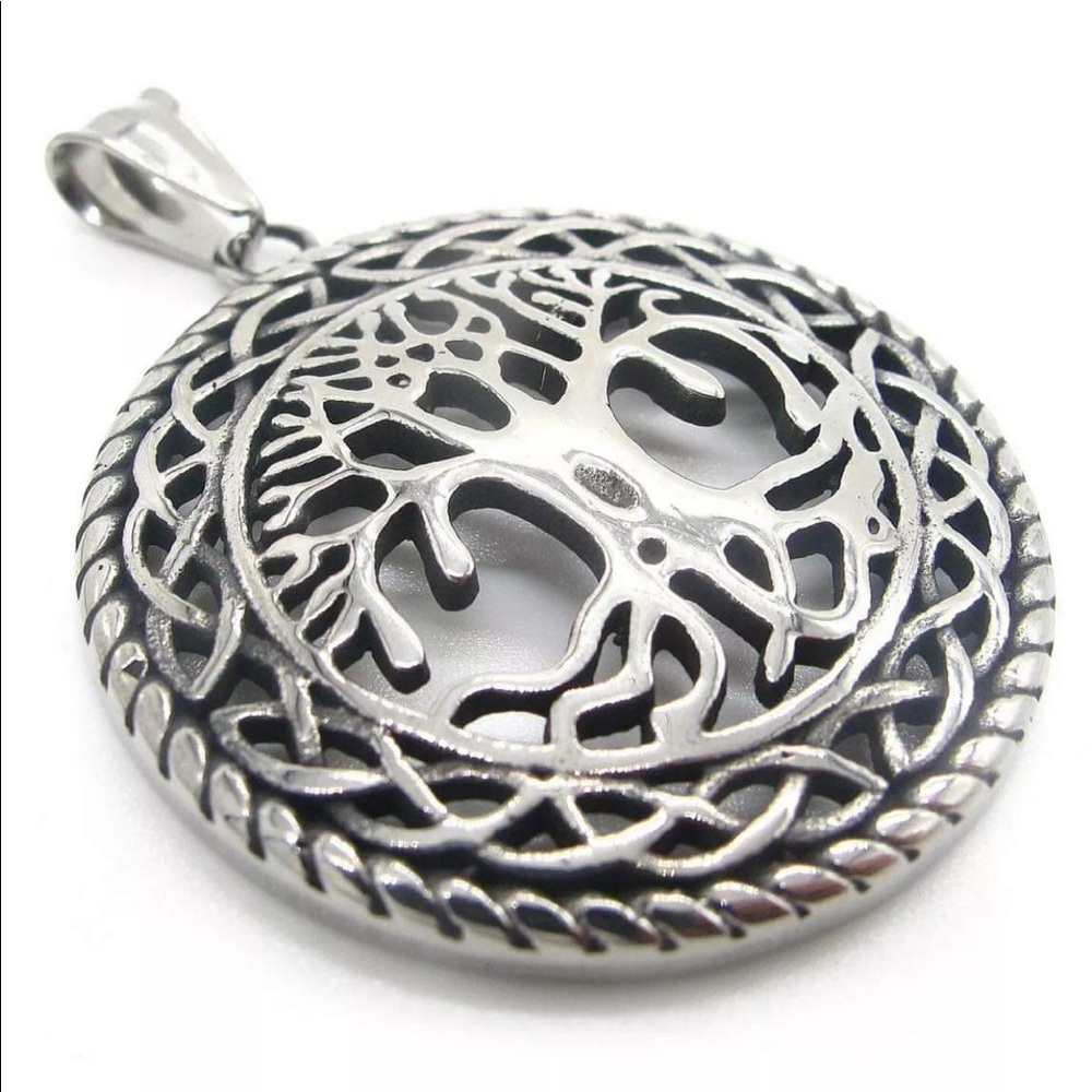 Stainless Steel Celtic Tree of Life hypoallergenic